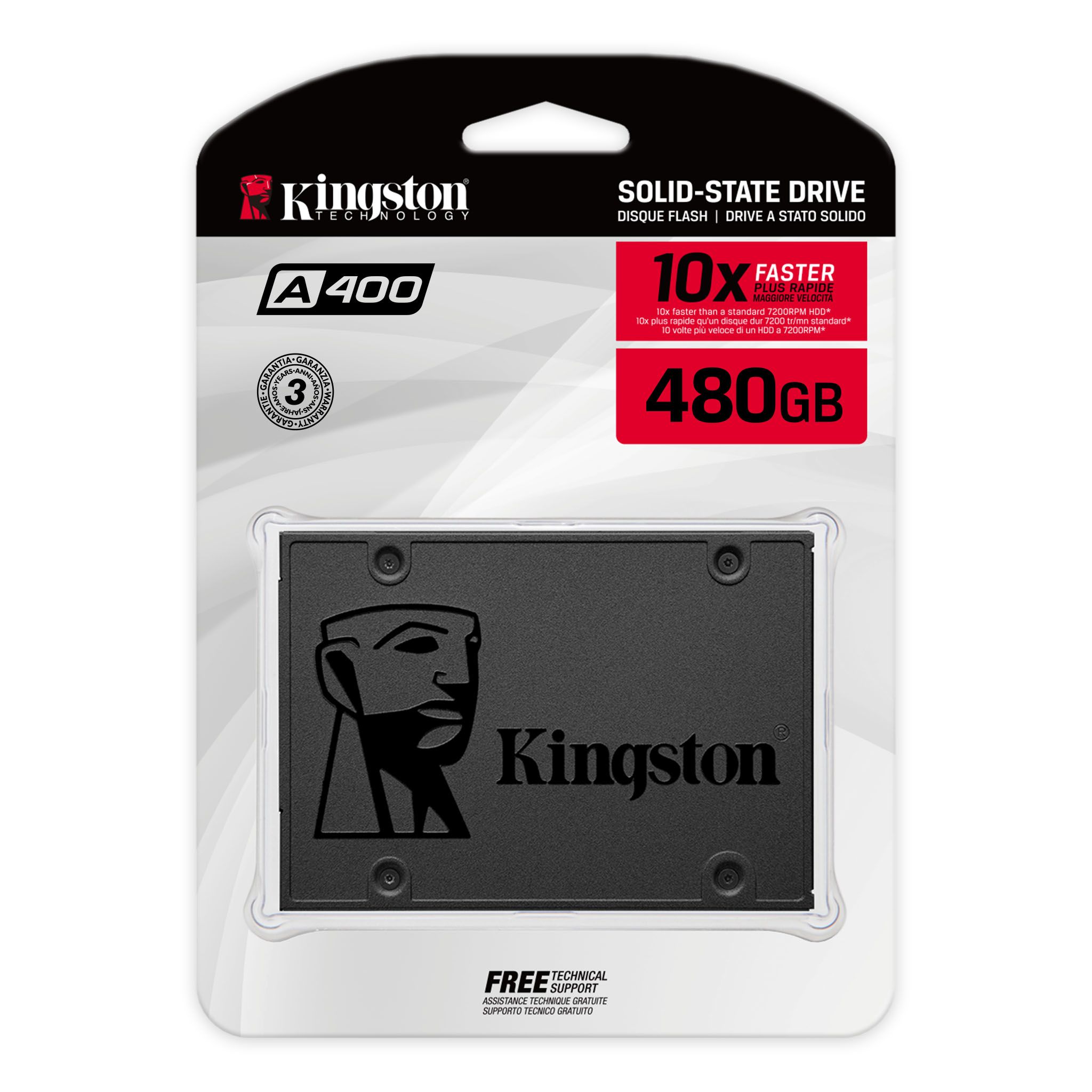 740617263442 UNIDAD SOLIDO KINGSTON SSD A400 480GBSATA III