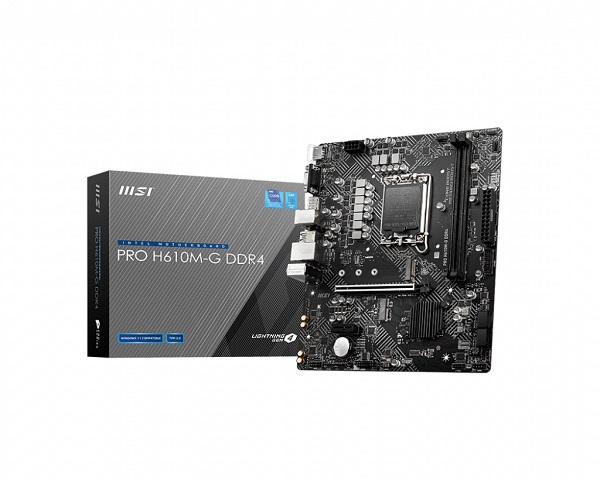 824142278789 TARJETA MADRE MSI PRO H610M-G DDR4 M.2 12th, 13th y 14th SOCKET 1700