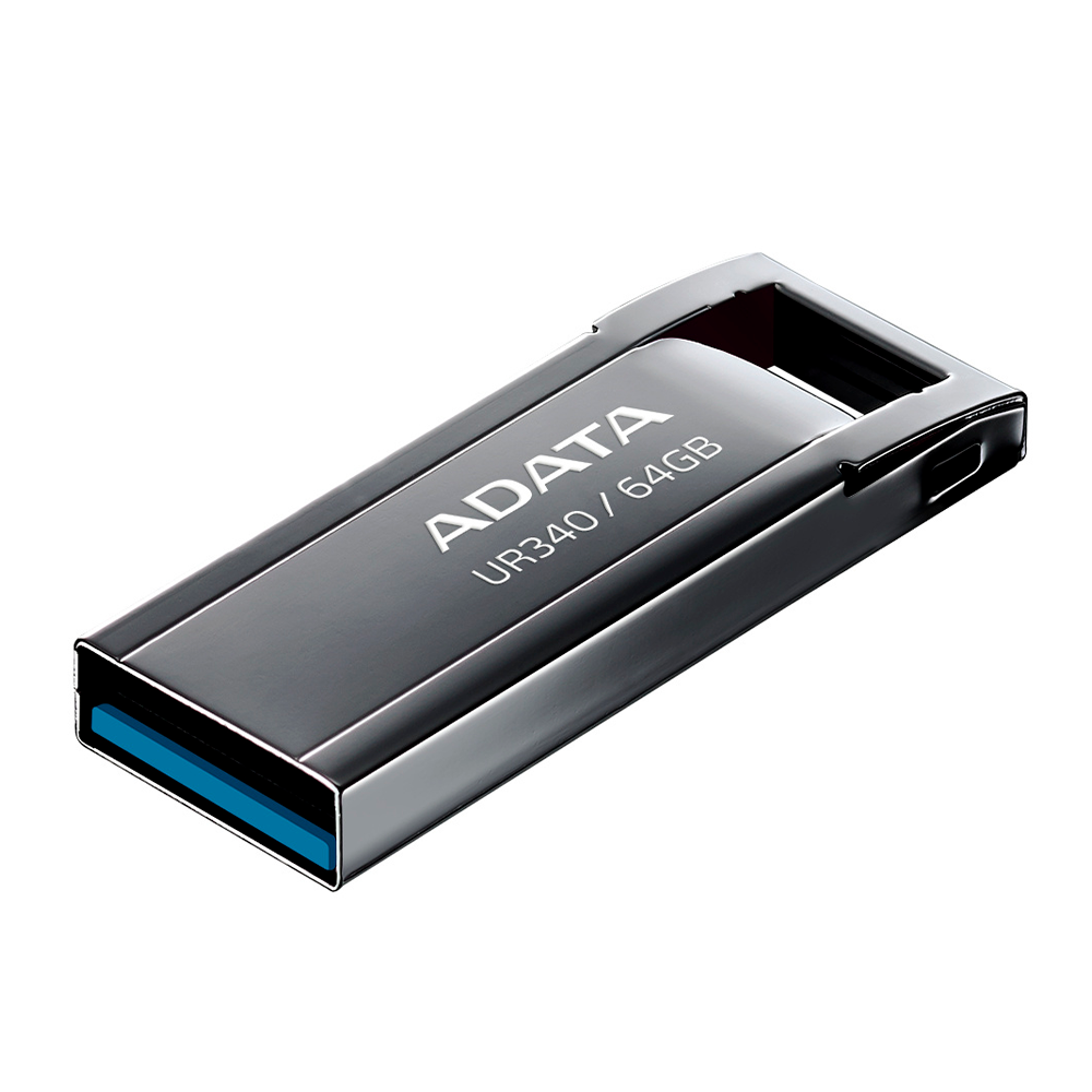 842243028034 MEMORIA FLASH ADATA UR340 64GB USB 3.2 NEGRO 