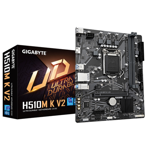 889523037744 Tarjeta Madre Gigabyte H510m K V2, Lga 1200, 2 Ddr4-sdram, Doble Canal, M.2, Pci Express 3.0, Sata